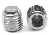 M10-1.00 METRIC TAPERED HEX SOCKET PIPE PLUGS DIN-906, PLAIN FINISH